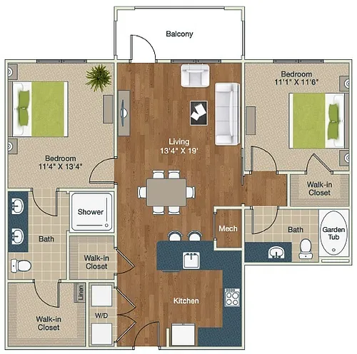 Floor plan B3