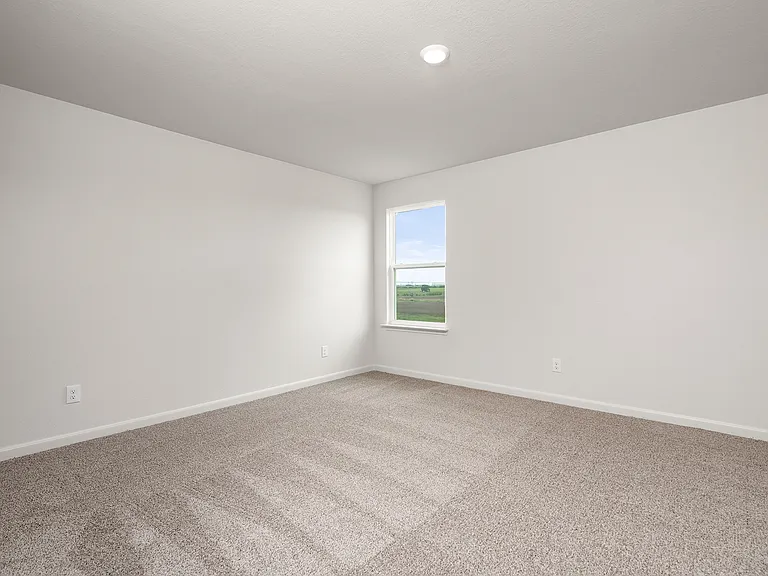 The secondary bedrooms are a perfect space for children's bedrooms or guest rooms.