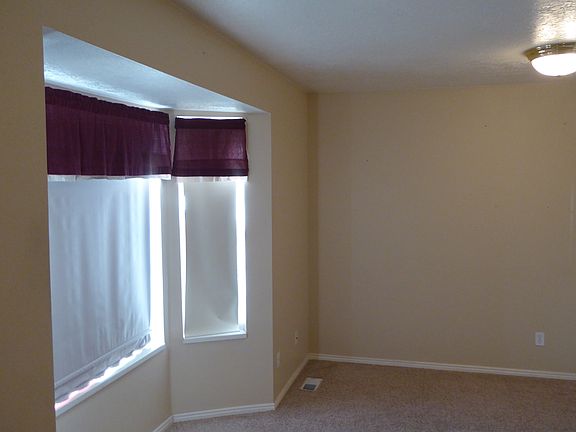 Bay window in family room
