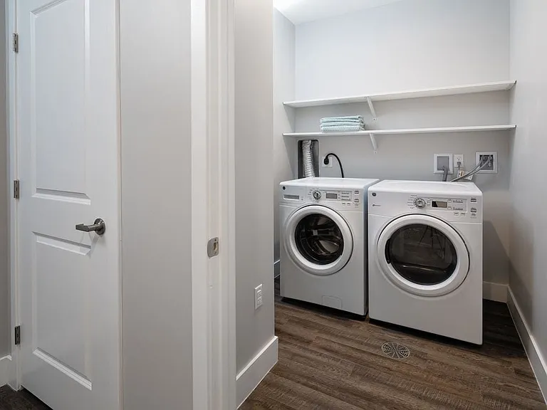 In-unit washer and dryer