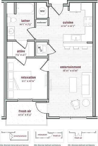 Floor plan A4