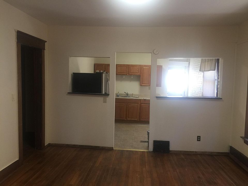A view from dining room to kitchen
