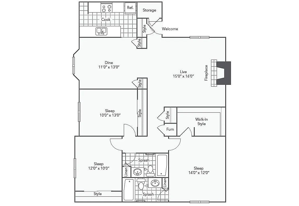 Floor plan C2