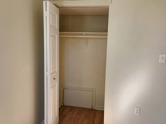 Closet in bedroom