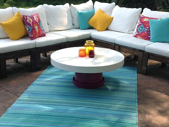 Patio off of deck space