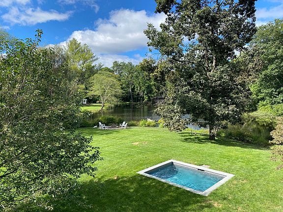 pool, fire pit, pond