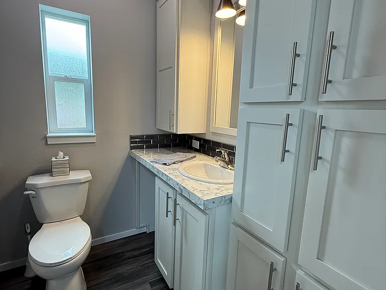 kitchen with lots of cabinetry