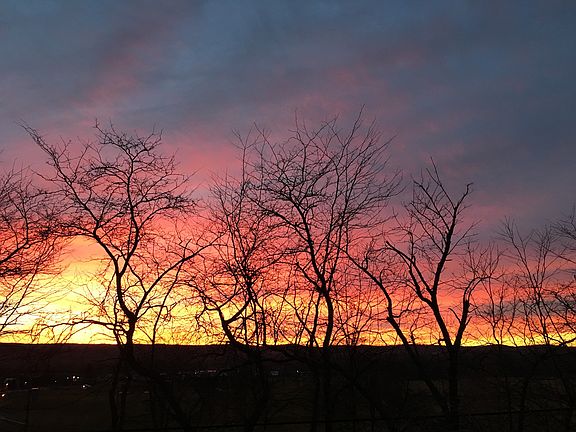 Sunset view from front deck