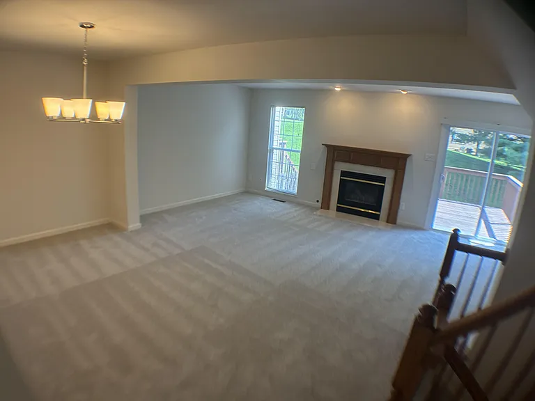 Living Room, Gas fireplace