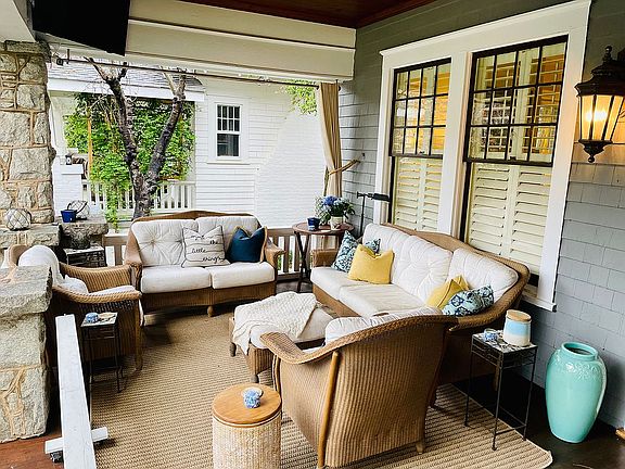 Expansive front porch 