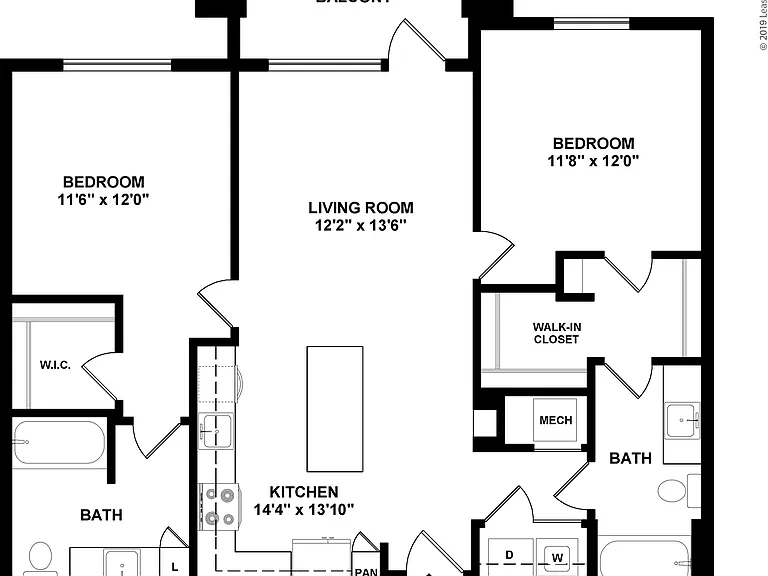 The CAPTIVATING | TWO BEDROOM, TWO BATH, 1125 TOTAL SF WITH BALCONY/PATIO The CAPTIVATING | TWO BEDROOM, TWO BATH, 1125 TOTAL SF WITH BALCONY/PATIO