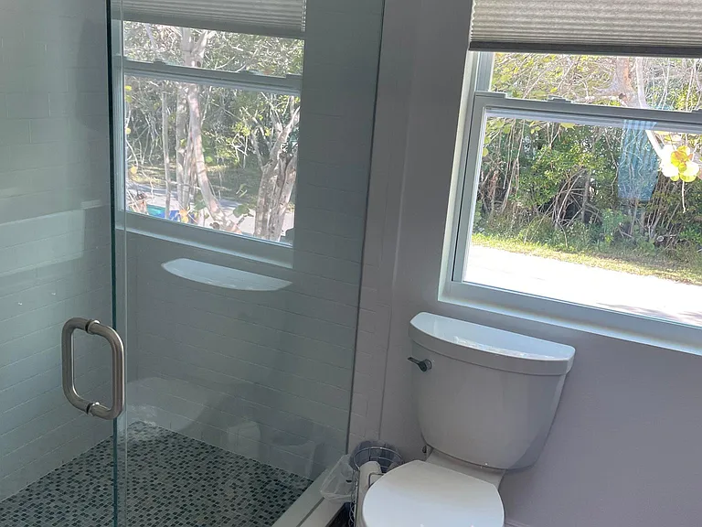 Master bath with large shower