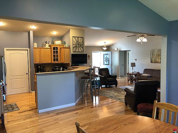 living / kitchen / dining