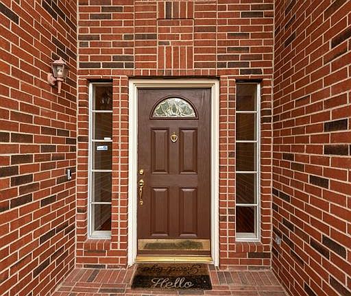 Welcoming covered entry.