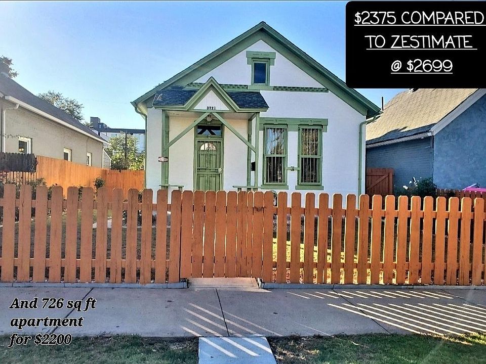 Front View of "La Casita" Price comparison Zestimate $2699 1 bedroom Apartment 726 sf $2200