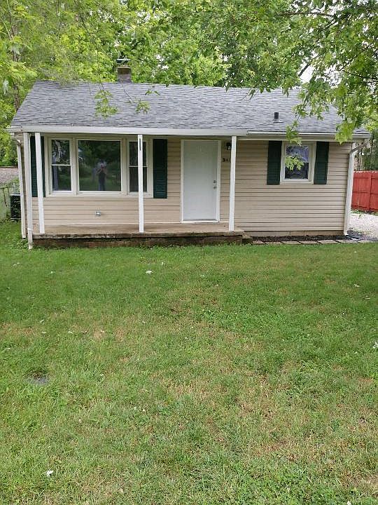 Front of house with covered porch