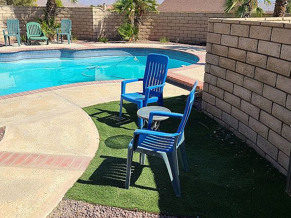 Synthetic Turf near pool 