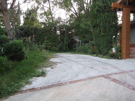 Left side of front drive