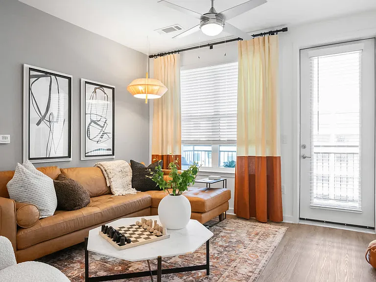 Living Room with Hard Surface Flooring
