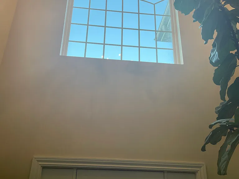 Double height foyer