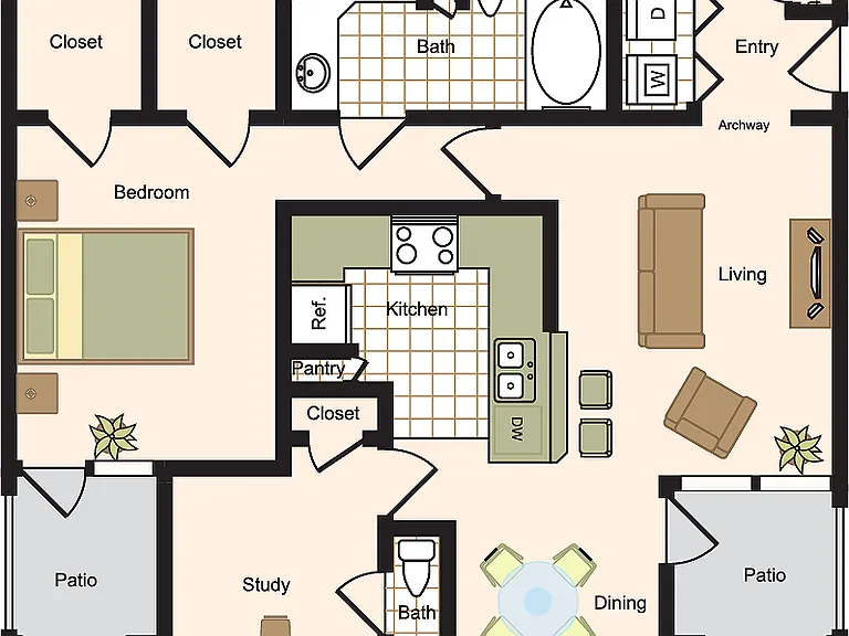 C | 1x1.5 | 1031 sq ft C | 1x1.5 | 1031 sq ft
