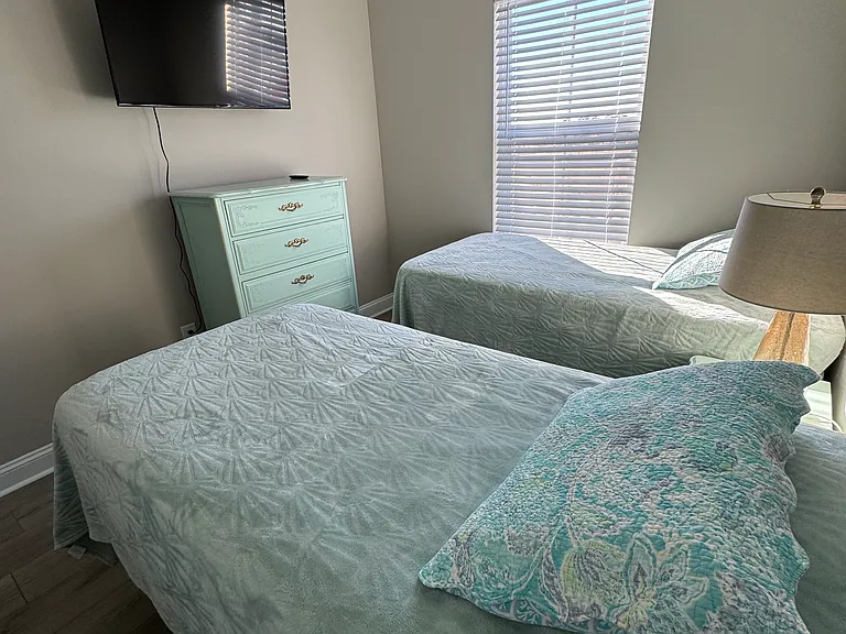 Second Bedroom has 2 twin beds