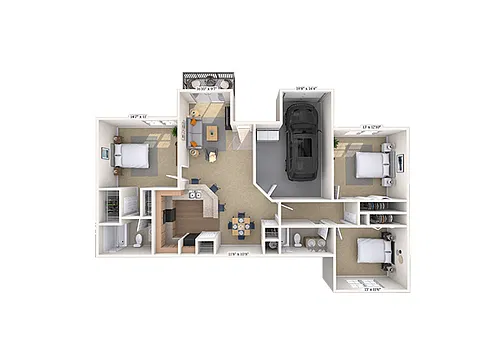 Floor plan The Mahogany