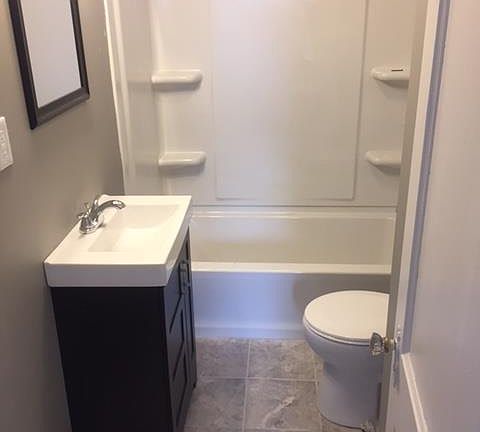 All new bathroom