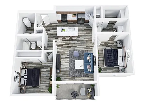 Floor plan Monroe