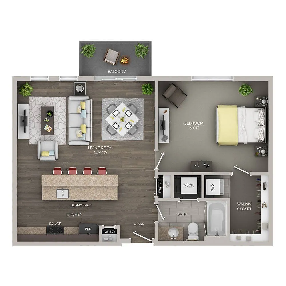 Floor plan Rouge