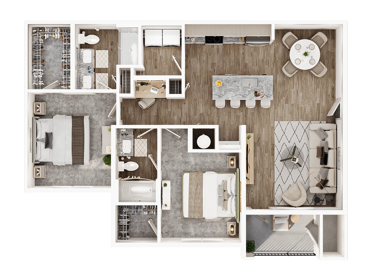 Floor plan B1