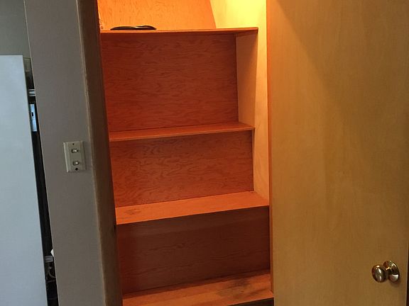 Pantry with interior light