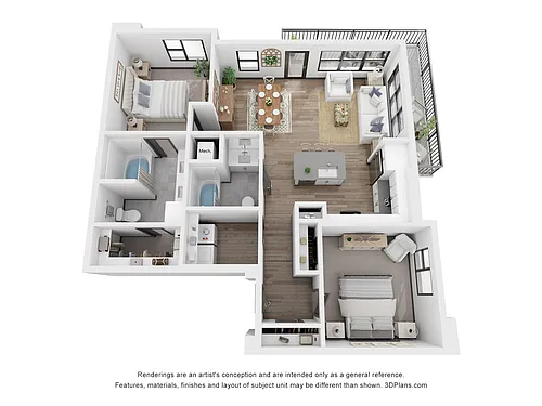 Floor plan B3