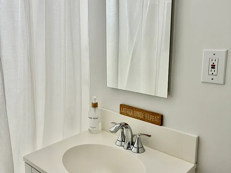 Renovated bathroom