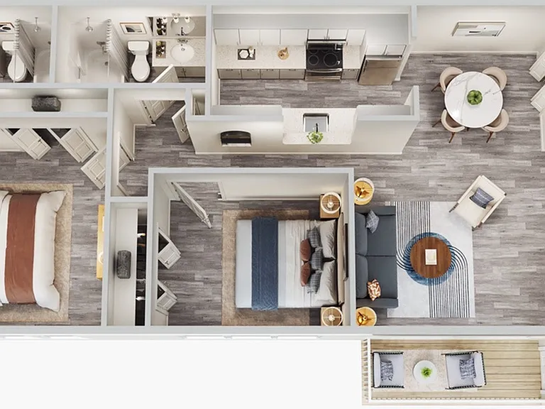B1 - 2 Bed 2 Bath B1 - 2 Bed 2 Bath