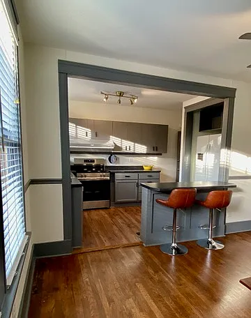 Kitchen View from Dining Room