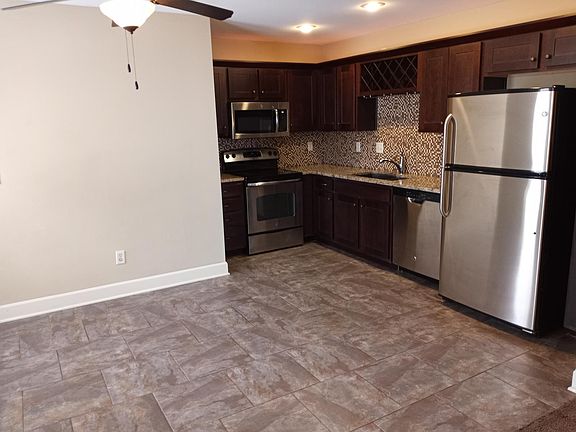 Kitchen and dining area