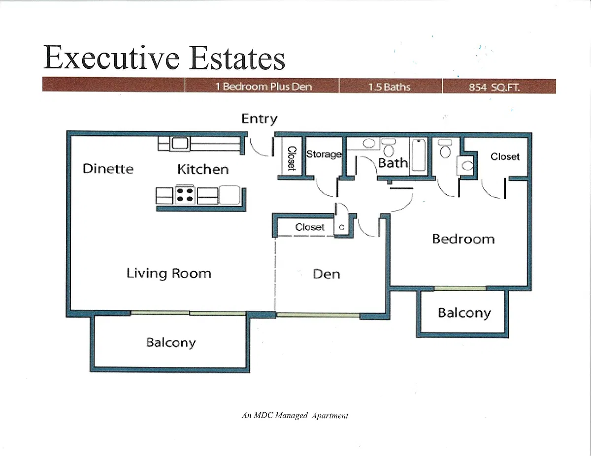 Floor plan 1 Plus Den