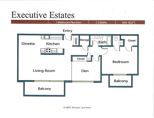 Floor plan 1 Plus Den