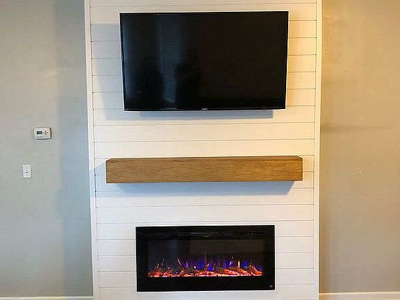 brand new fireplace!