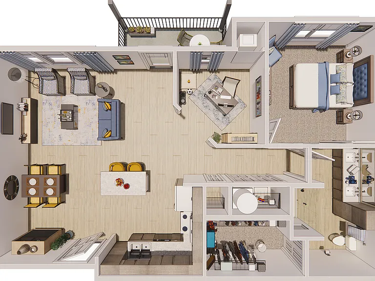Maple 1 bed | 1 bath With Den Maple 1 bed | 1 bath With Den