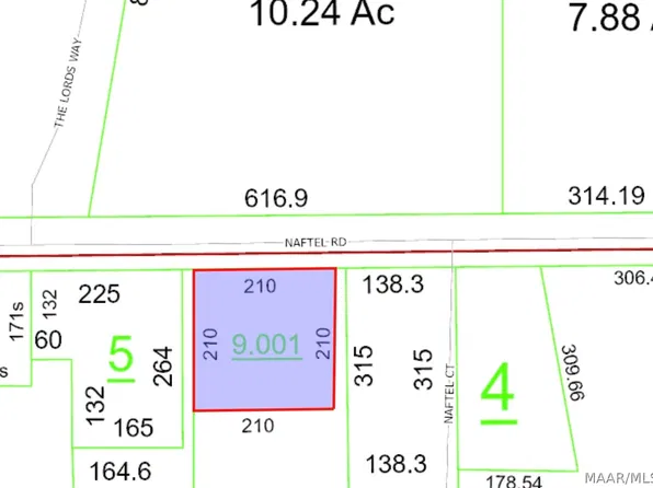 1334 Naftel Rd, Grady, AL 36036