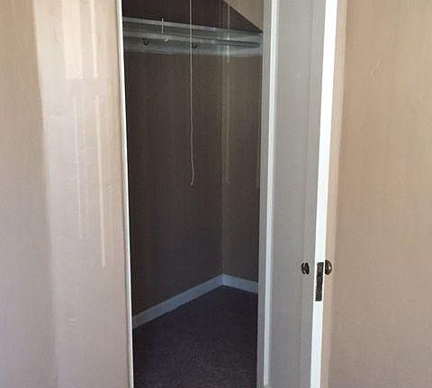 Downstairs closet
