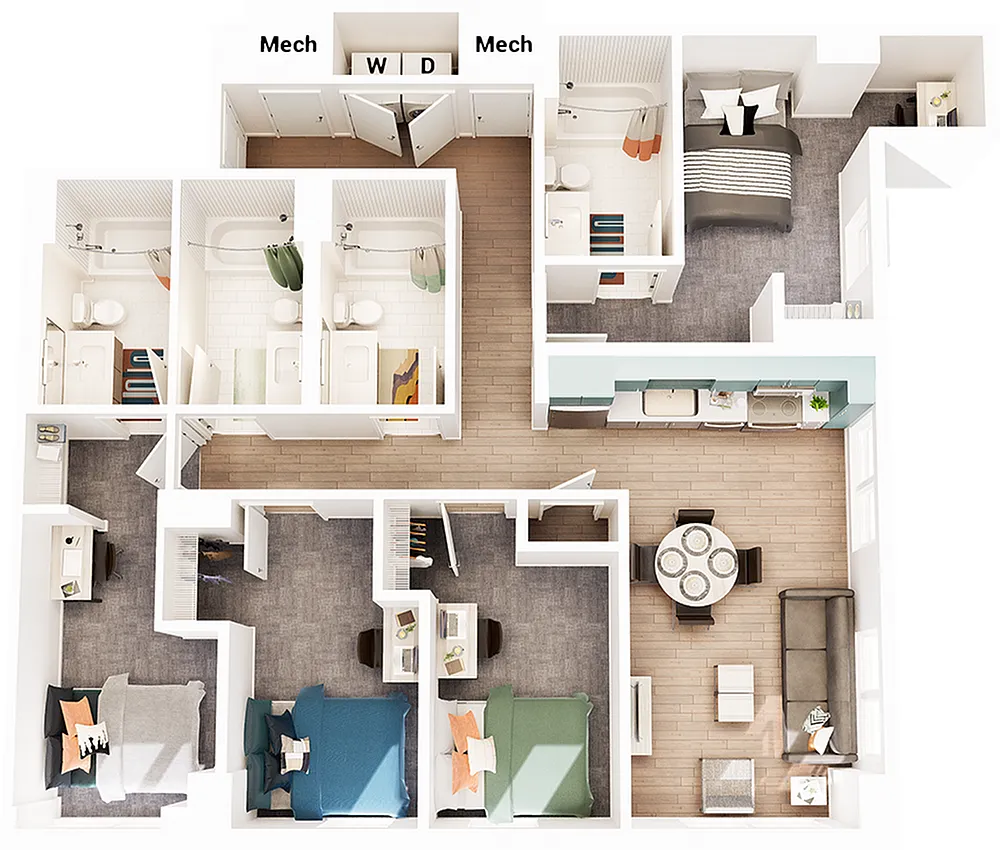 Floor plan D6