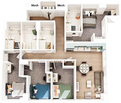 Floor plan D6