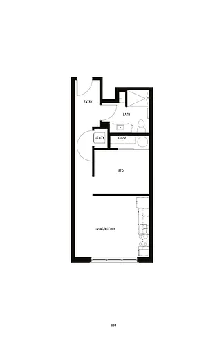 Floor plan Urban 1x1
