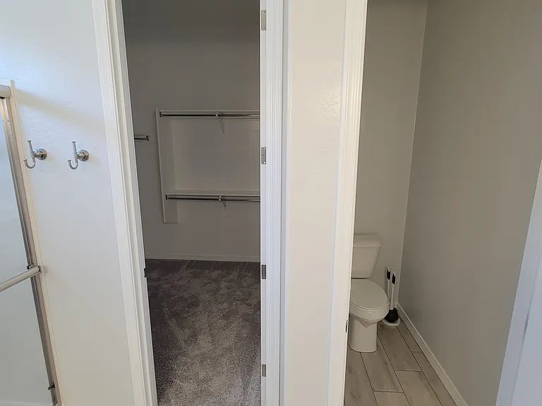 Walk-In Closet and Private Toilet