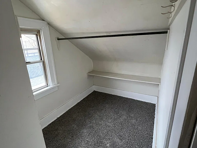 Right side closet space in master bedroom