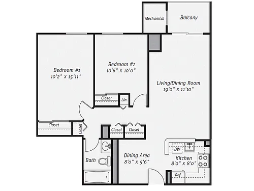 Floor plan B3