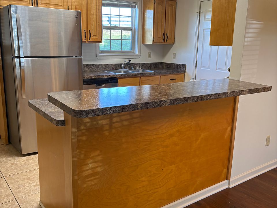 All stainless still appliances refrigerator, dishwasher , stove and built-in microwave.